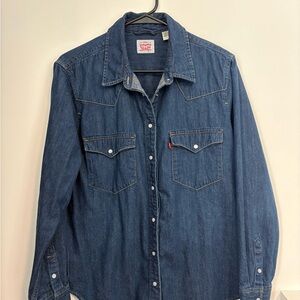 Levi's Western Cotton Button-Up Shirt